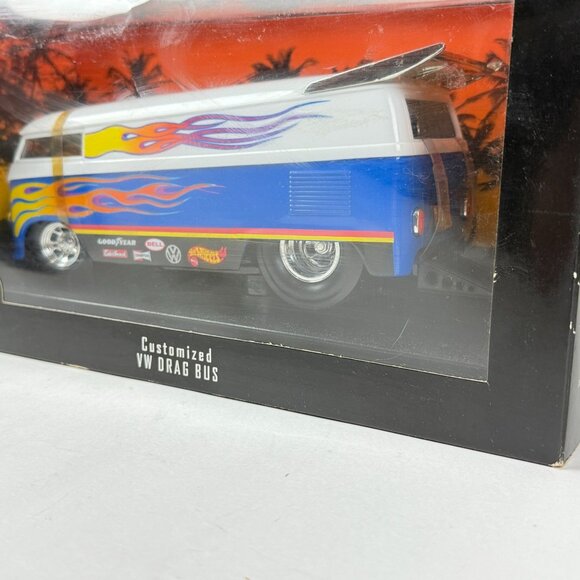 Customized VW Drag Bus Hot Wheels 1999 Vintage 1:18 Scale Diecast Collectible - Picture 2 of 9
